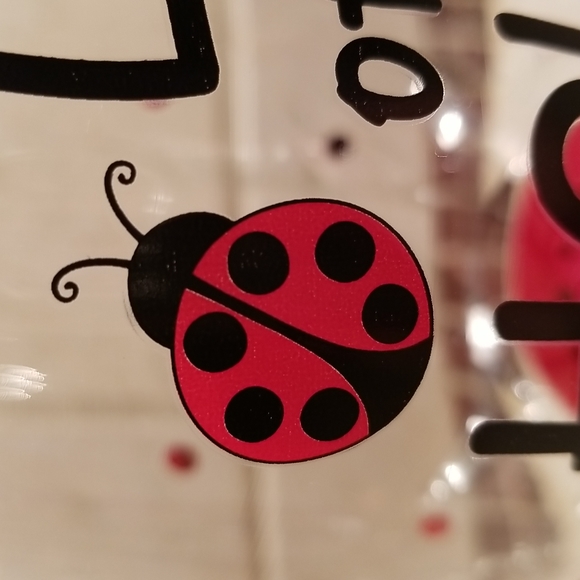 Ladybug "Lady of the House" Stemmed Glass - Picture 5 of 6